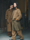 AVIVA JIFEI XUE 24 Autumn and Winter Wool Linen Plaid Casual Coat AJX-FW24-RMC-KWLC-GW Plaid